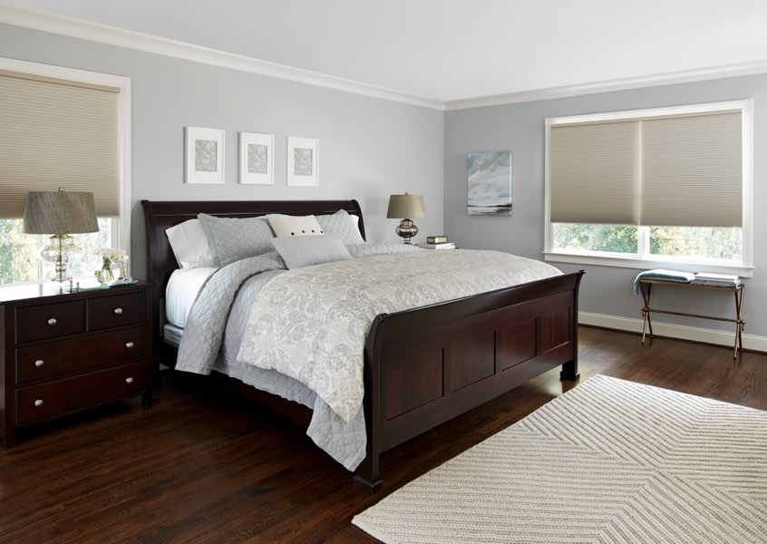 Sacramento blackout shades bedroom